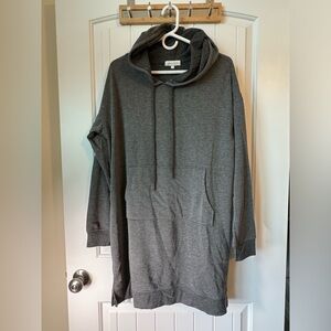Grace and Lace large grey sweatshirt dress.